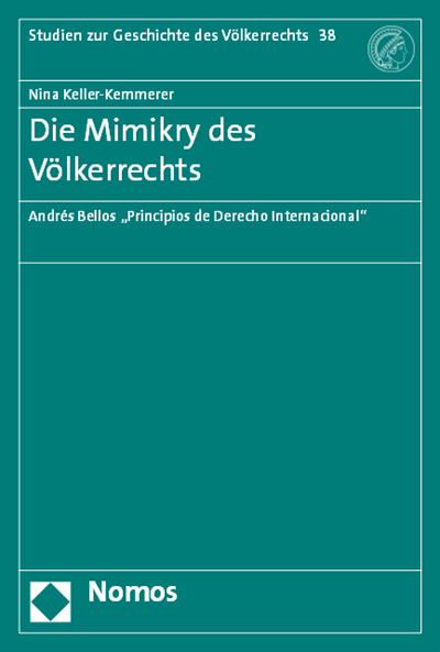 Cover of book: Die Mimikry des Völkerrechts