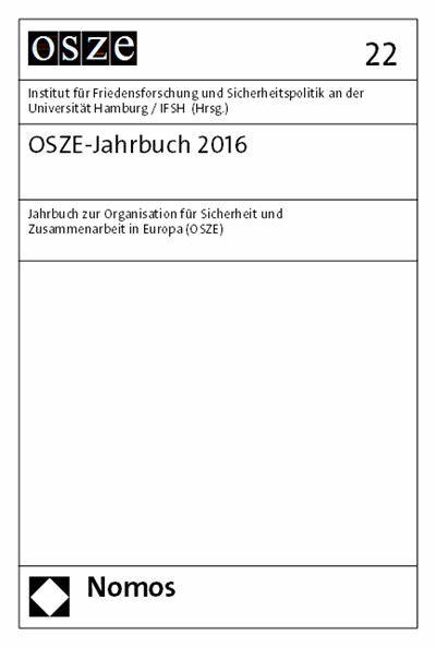 Cover of book: OSZE-Jahrbuch 2016