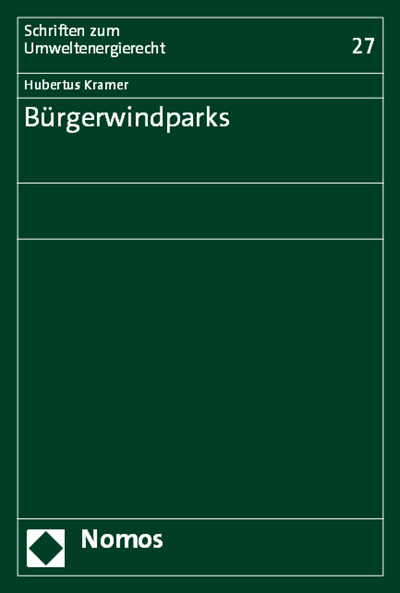 Cover des Buchs: Bürgerwindparks