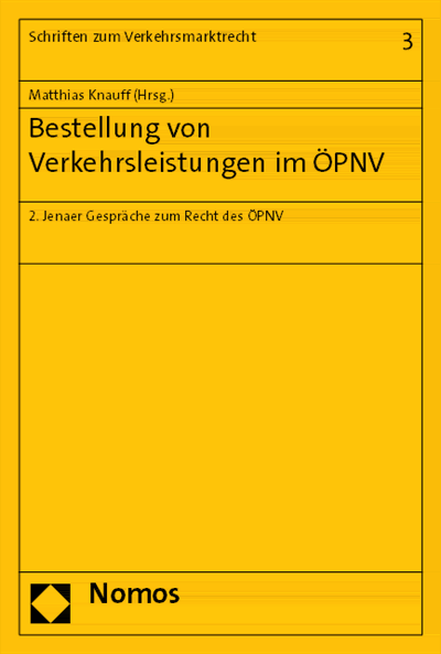 Cover of book: Bestellung von Verkehrsleistungen im ÖPNV