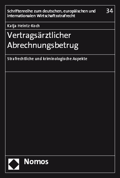 Cover des Buchs: Vertragsärztlicher Abrechnungsbetrug