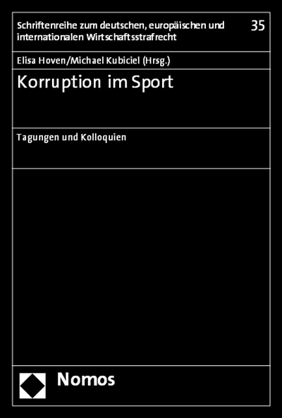 Cover of book: Korruption im Sport