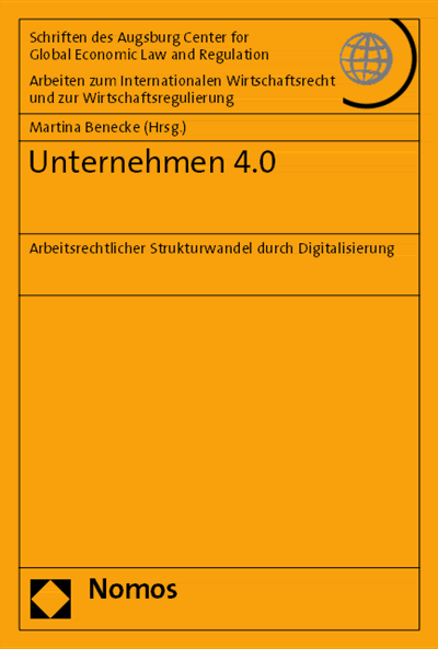 Cover of book: Unternehmen 4.0