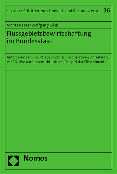 Cover des Buchs: Flussgebietsbewirtschaftung im Bundesstaat