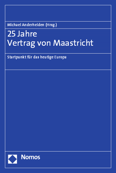 Cover des Buchs: 25 Jahre Vertrag von Maastricht