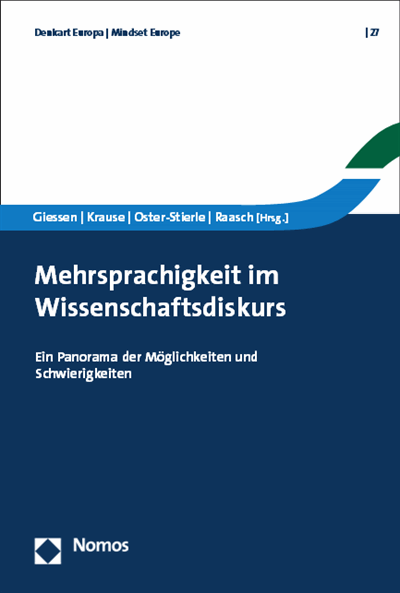 Cover of book: Mehrsprachigkeit im Wissenschaftsdiskurs