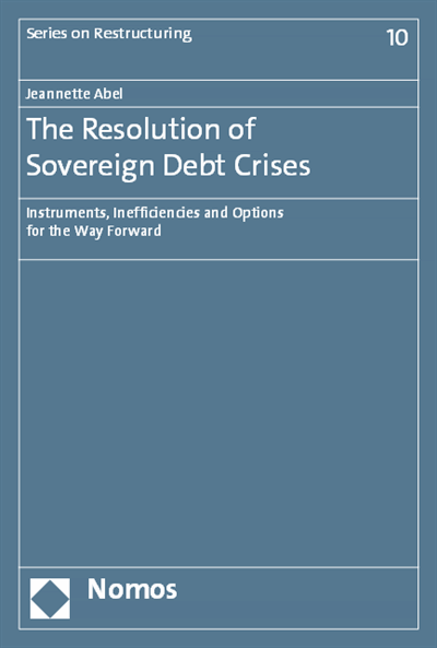 Cover of book: The Resolution of Sovereign Debt Crises
