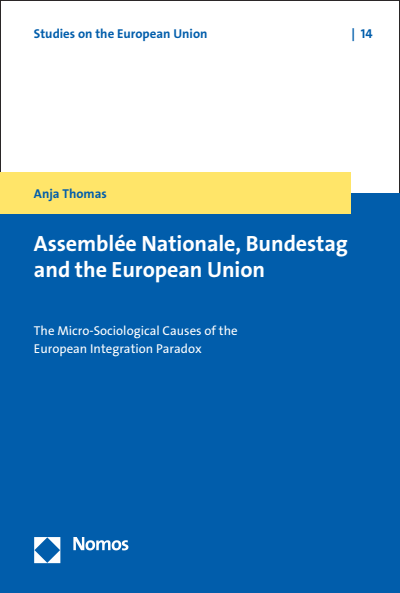 Cover of book: Assemblée Nationale, Bundestag and the European Union