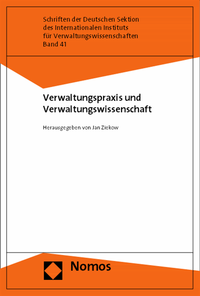 Cover des Buchs: Verwaltungspraxis und Verwaltungswissenschaft