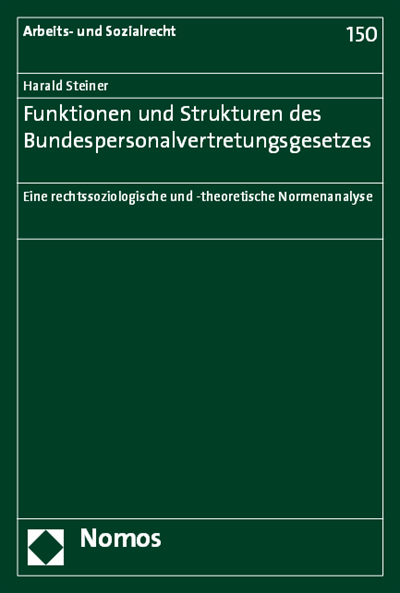 Cover des Buchs: Funktionen und Strukturen des Bundespersonalvertretungsgesetzes