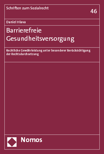 Cover of book: Barrierefreie Gesundheitsversorgung