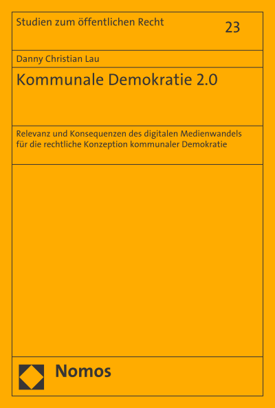 Cover of book: Kommunale Demokratie 2.0