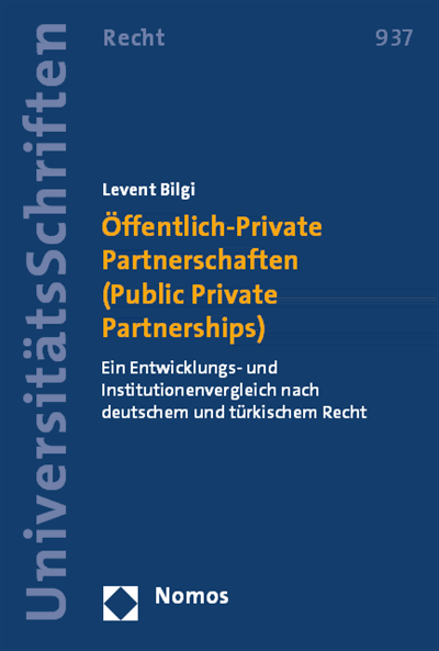 Cover des Buchs: Öffentlich-Private Partnerschaften (Public Private Partnerships)