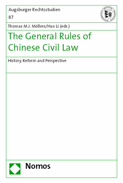 Cover of book: The General Rules of Chinese Civil Law