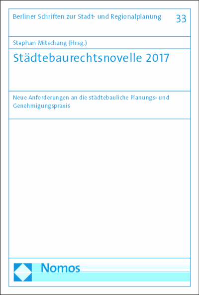 Cover des Buchs: Städtebaurechtsnovelle 2017