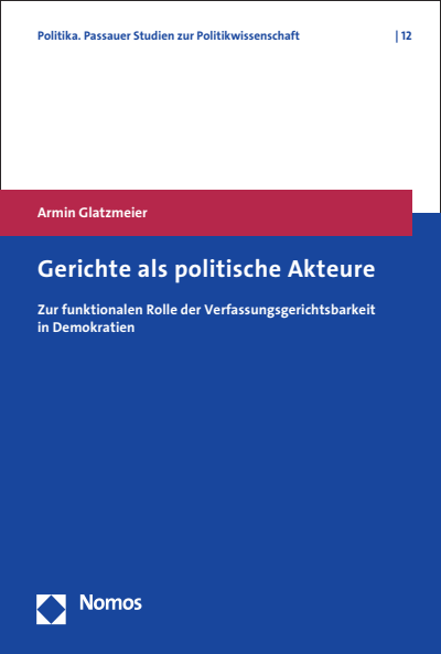 Cover des Buchs: Gerichte als politische Akteure