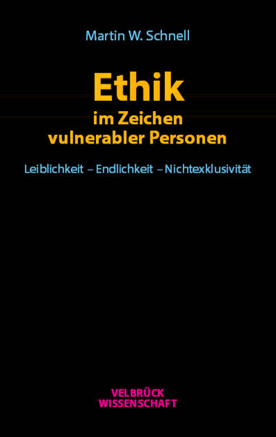 Cover of book: Ethik im Zeichen vulnerabler Personen