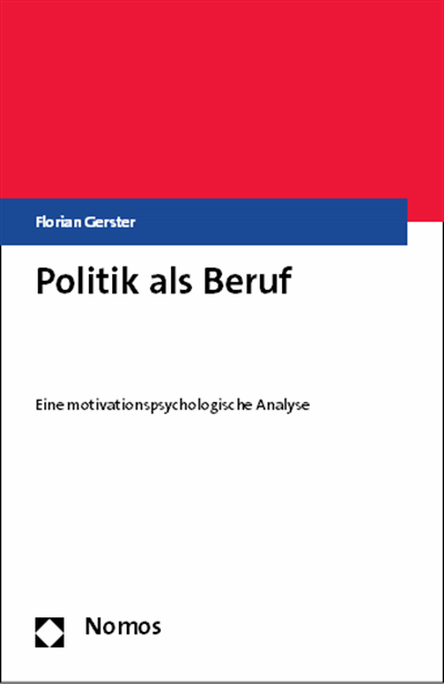 Cover of book: Politik als Beruf