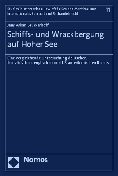 Cover of book: Schiffs- und Wrackbergung auf Hoher See