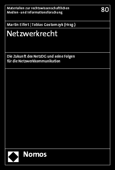 Cover des Buchs: Netzwerkrecht