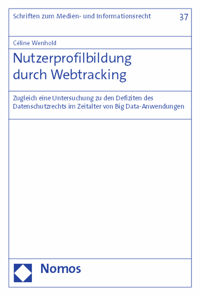 Cover of book: Nutzerprofilbildung durch Webtracking