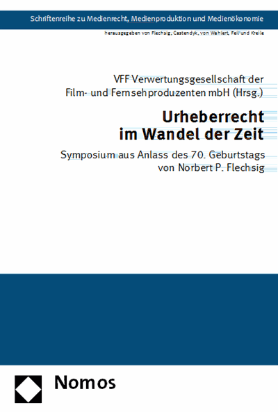 Cover of book: Urheberrecht im Wandel der Zeit