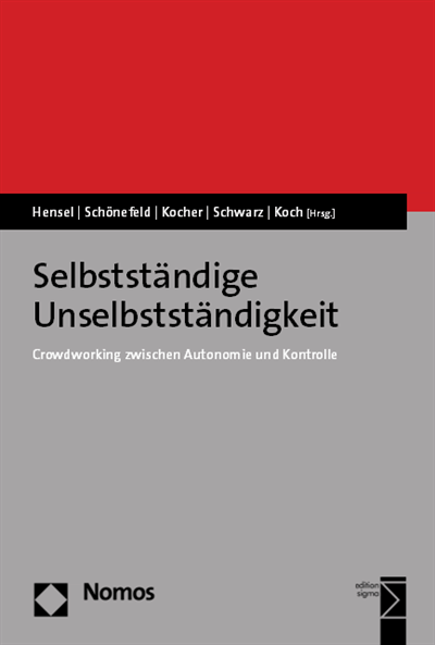 Cover des Buchs: Selbstständige Unselbstständigkeit