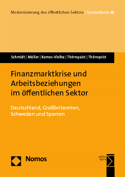 Cover of book: Finanzmarktkrise und Arbeitsbeziehungen im öffentlichen Sektor