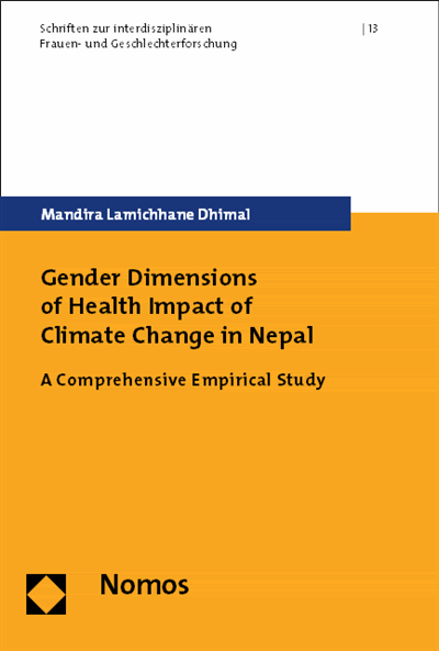 Cover of book: Gender Dimensions of Health Impact of Climate Change in Nepal