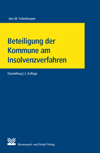 Cover of book: Beteiligung der Kommune am Insolvenzverfahren