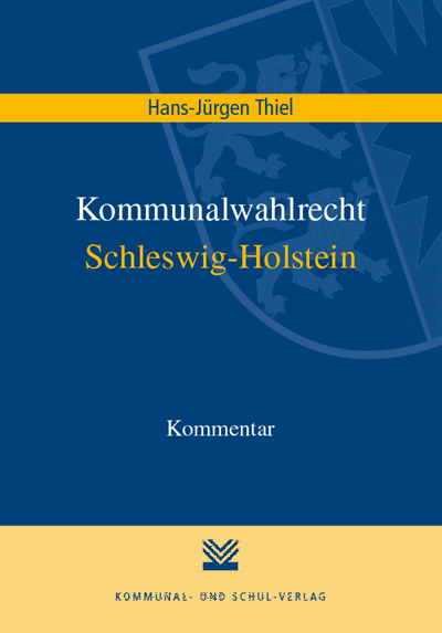 Cover des Buchs: Kommunalwahlrecht Schleswig-Holstein