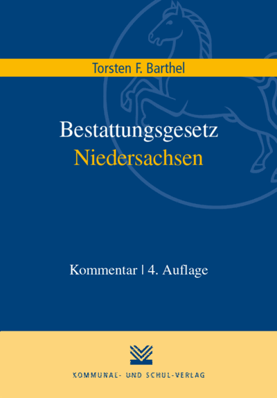 Cover des Buchs: Bestattungsgesetz Niedersachsen