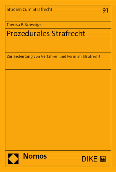 Cover des Buchs: Prozedurales Strafrecht