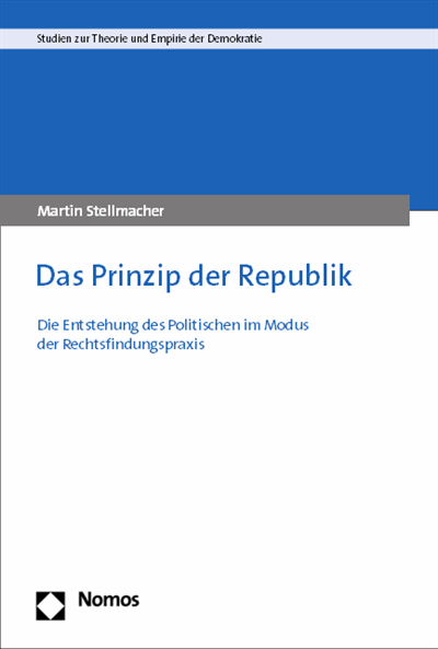 Cover of book: Das Prinzip der Republik