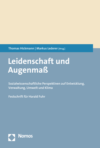 Cover of book: Leidenschaft und Augenmaß