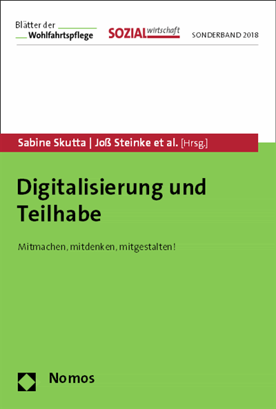 Cover of book: Digitalisierung und Teilhabe