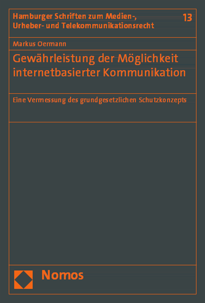 Cover des Buchs: Gewährleistung der Möglichkeit internetbasierter Kommunikation