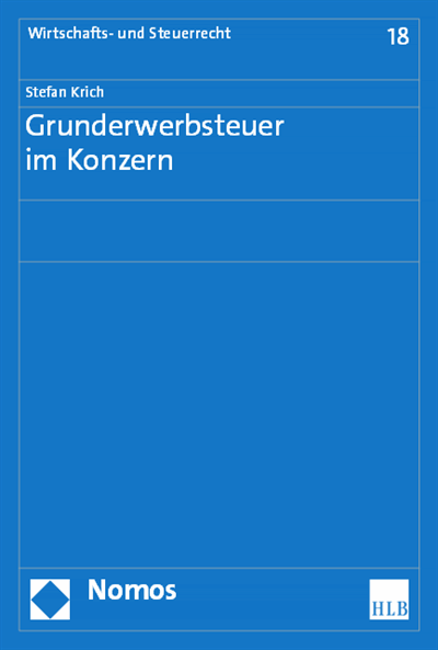 Cover des Buchs: Grunderwerbsteuer im Konzern