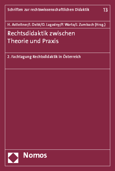 Cover des Buchs: Rechtsdidaktik zwischen Theorie und Praxis