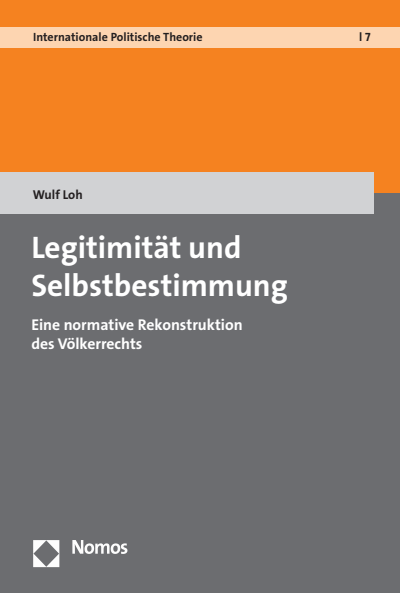 Cover of book: Legitimität und Selbstbestimmung