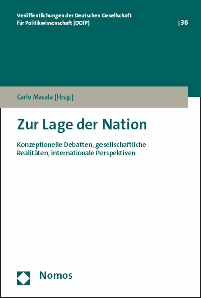 Cover of book: Zur Lage der Nation