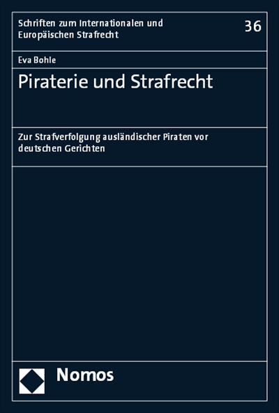 Cover of book: Piraterie und Strafrecht
