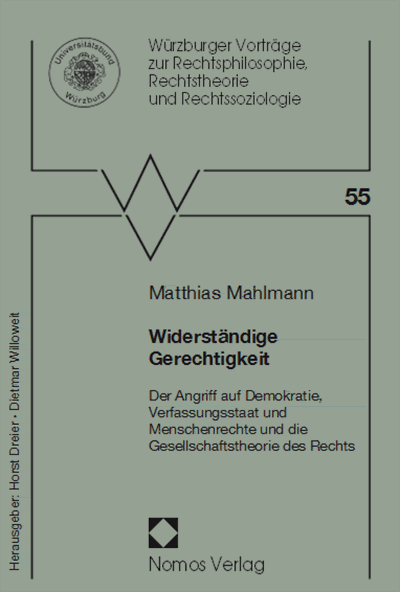 Cover of book: Widerständige Gerechtigkeit