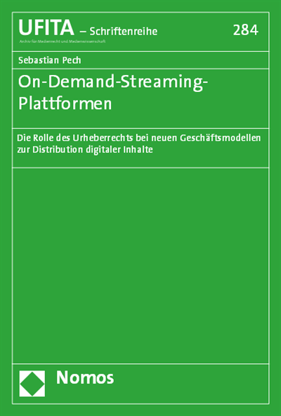 Cover of book: On-Demand-Streaming-Plattformen