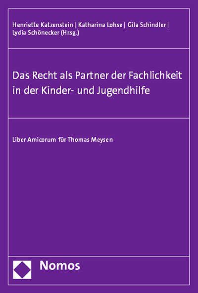 Cover des Buchs: Das Recht als Partner der Fachlichkeit in der Kinder- und Jugendhilfe