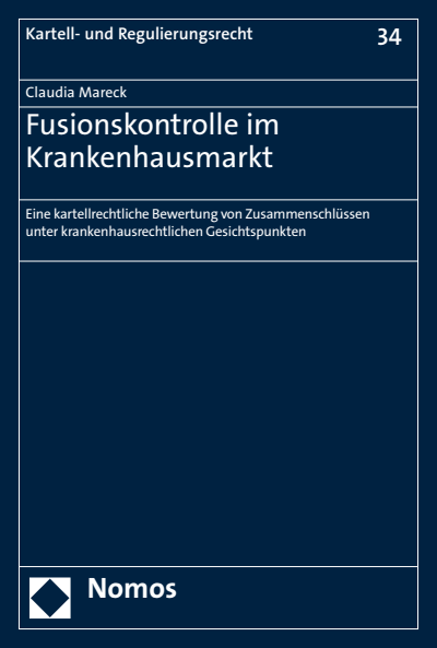 Cover of book: Fusionskontrolle im Krankenhausmarkt