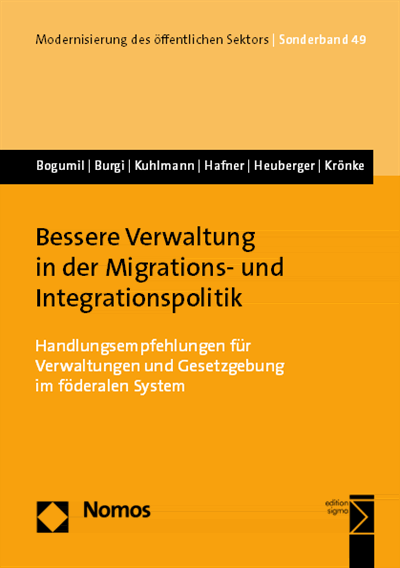 Cover des Buchs: Bessere Verwaltung in der Migrations- und Integrationspolitik