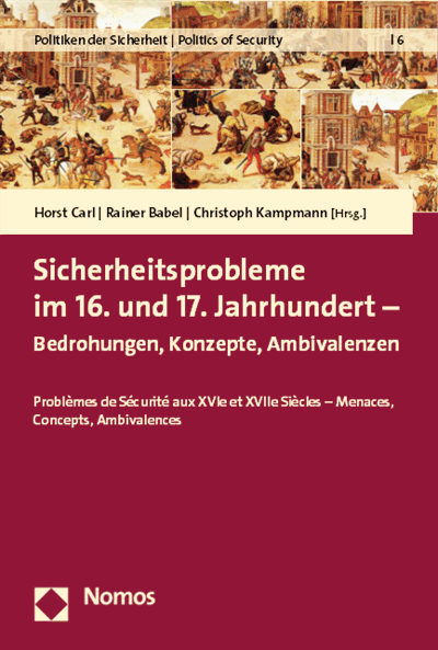 Cover des Buchs: Sicherheitsprobleme im 16. und 17. Jahrhundert