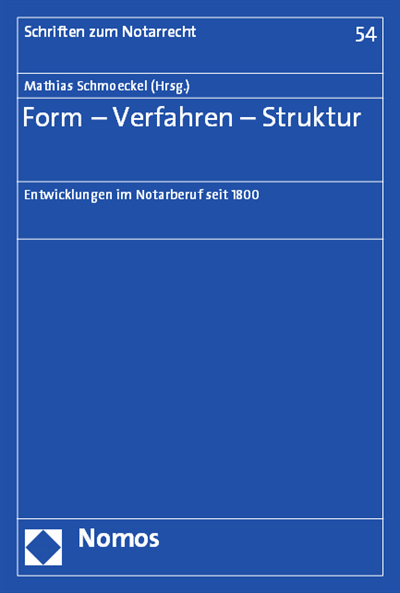 Cover of book: Form - Verfahren - Struktur