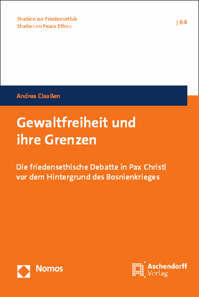 Cover of book: Gewaltfreiheit und ihre Grenzen
